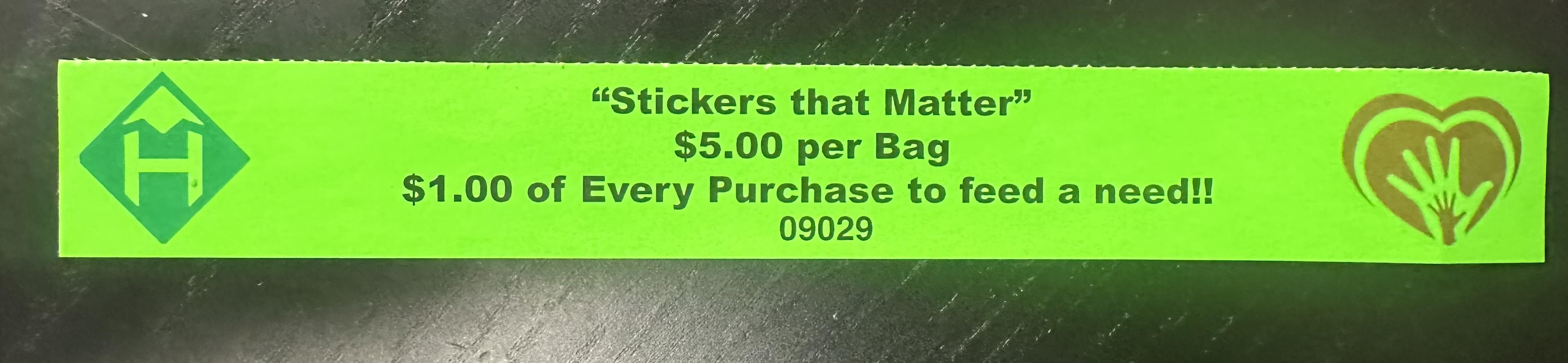 Trash Stickers That Give Back